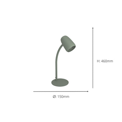 Carlo Green Table Lamp
