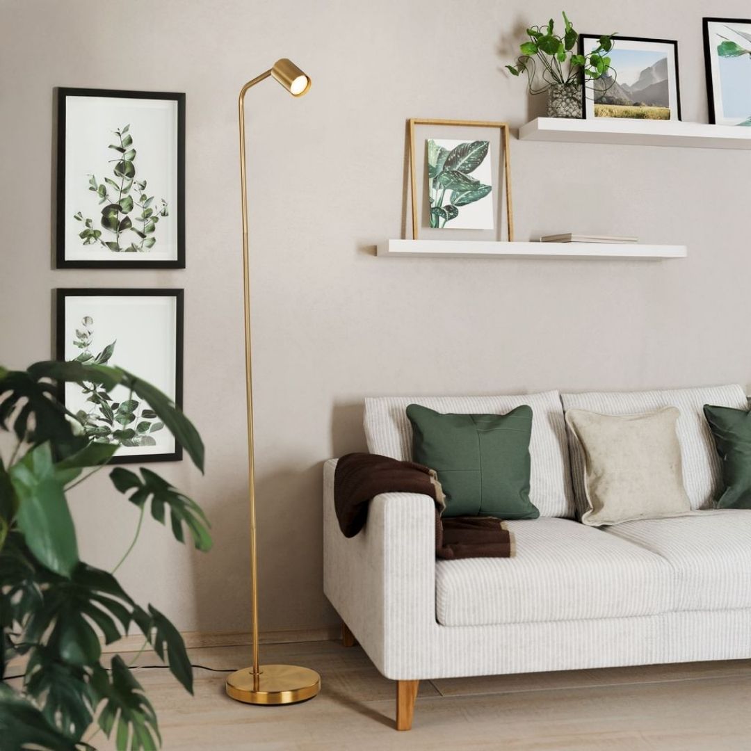 Rigomagno Gold Task Floor Lamp