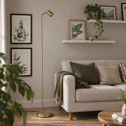Rigomagno Gold Task Floor Lamp