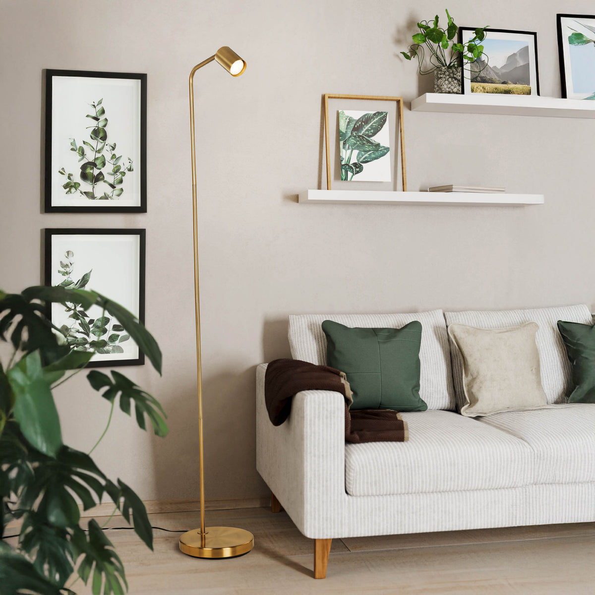 Rigomagno Gold Task Floor Lamp