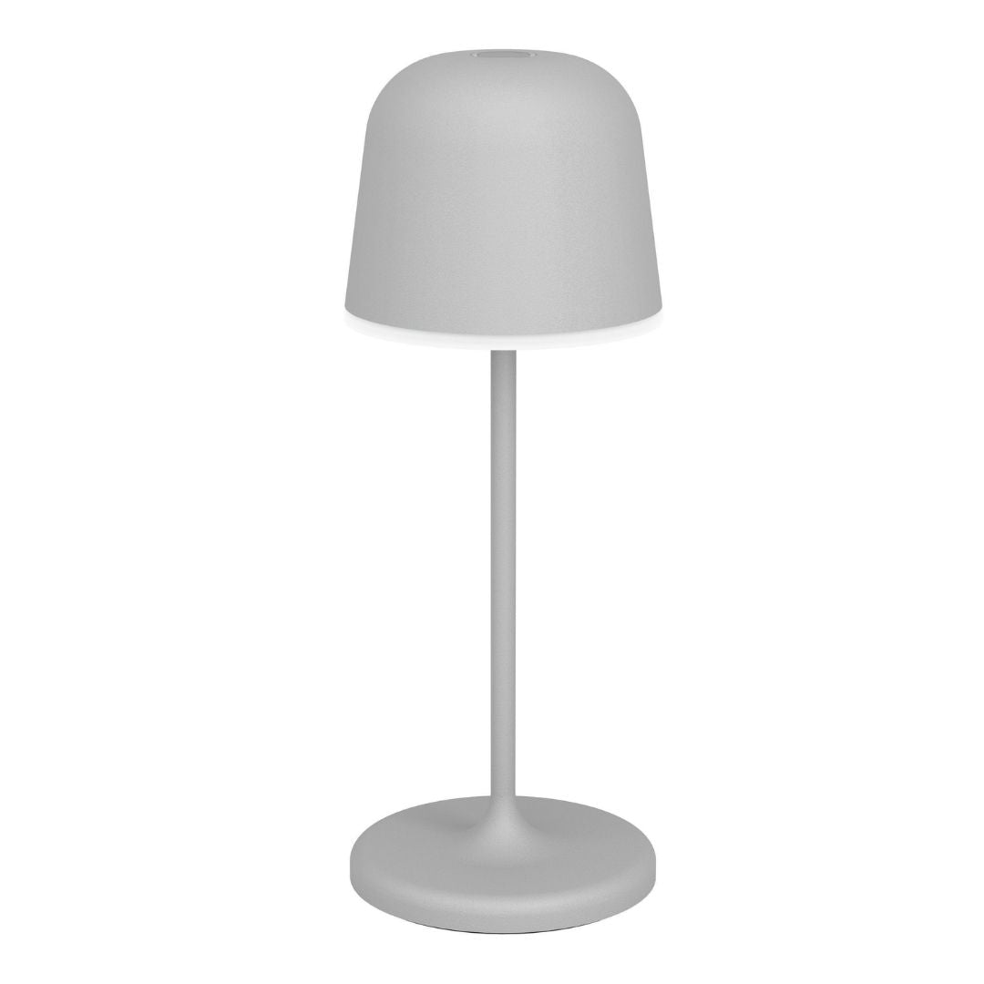 Mannera Grey LED Rechargeable Touch Table Lamp