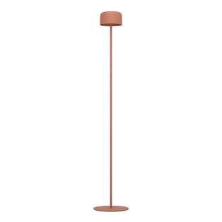 Roccanova Orange Solar LED Rechargeable Touch Floor Lamp