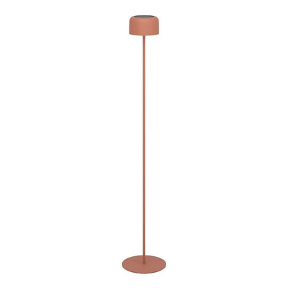 Roccanova Orange Solar LED Rechargeable Touch Floor Lamp