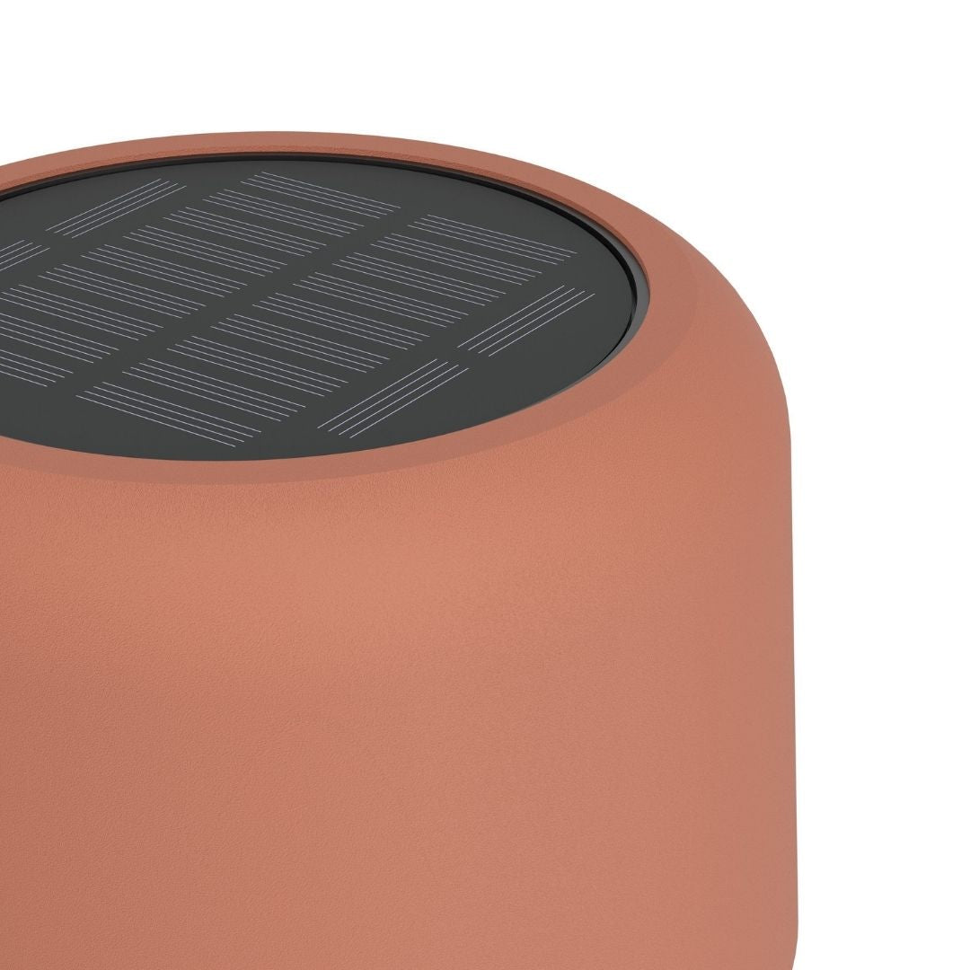 Roccanova Orange Solar LED Rechargeable Touch Floor Lamp