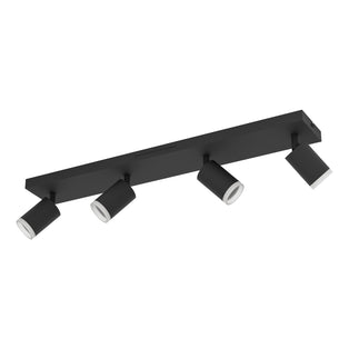 Melitello-z 4-Light Black LED Spotlight Bar