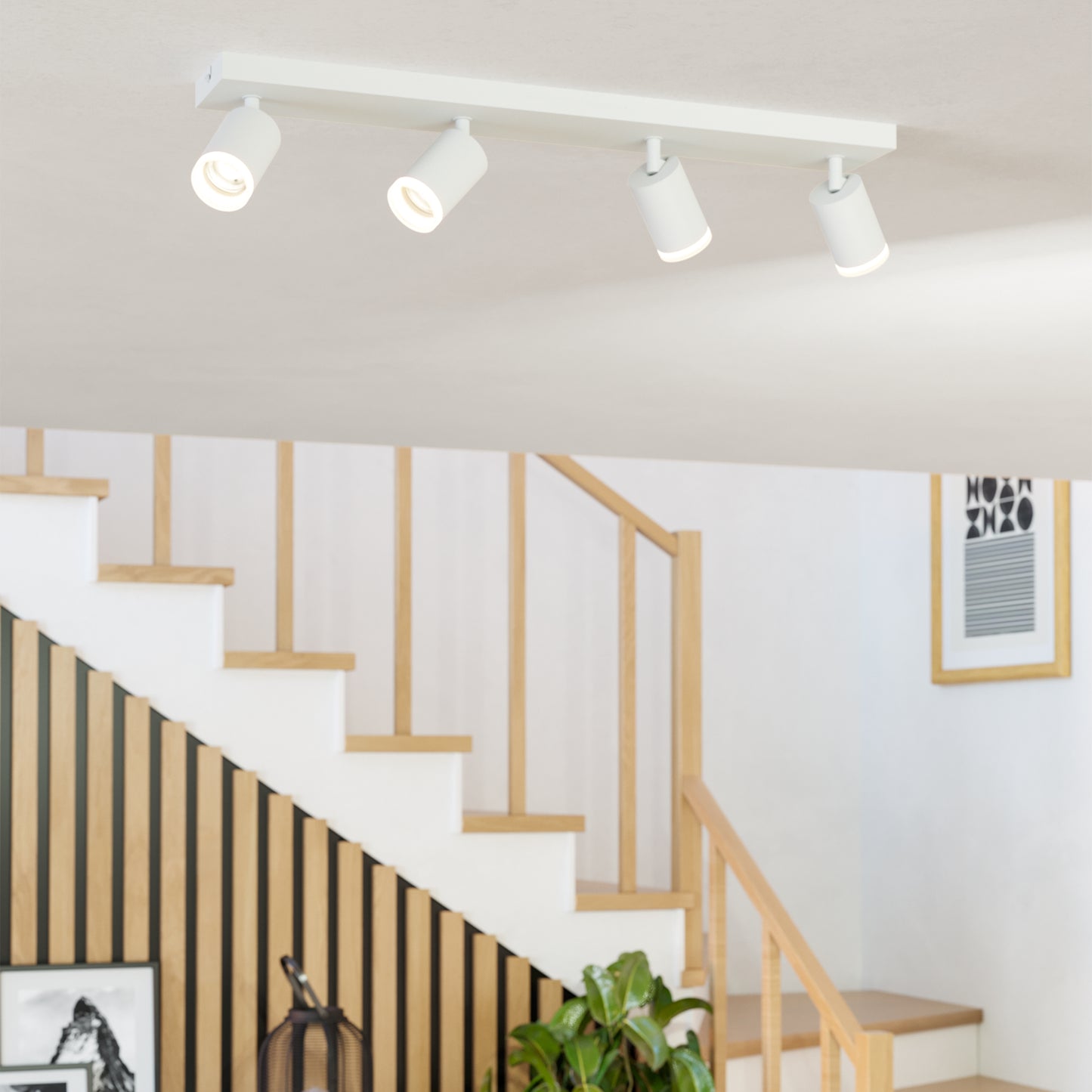 Melitello-z 4-Light White LED Spotlight Bar