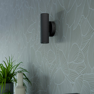 Portillo 2-Light Black Wall Light