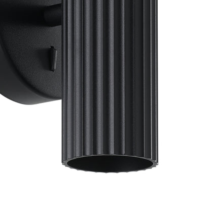Portillo 2-Light Black Wall Light