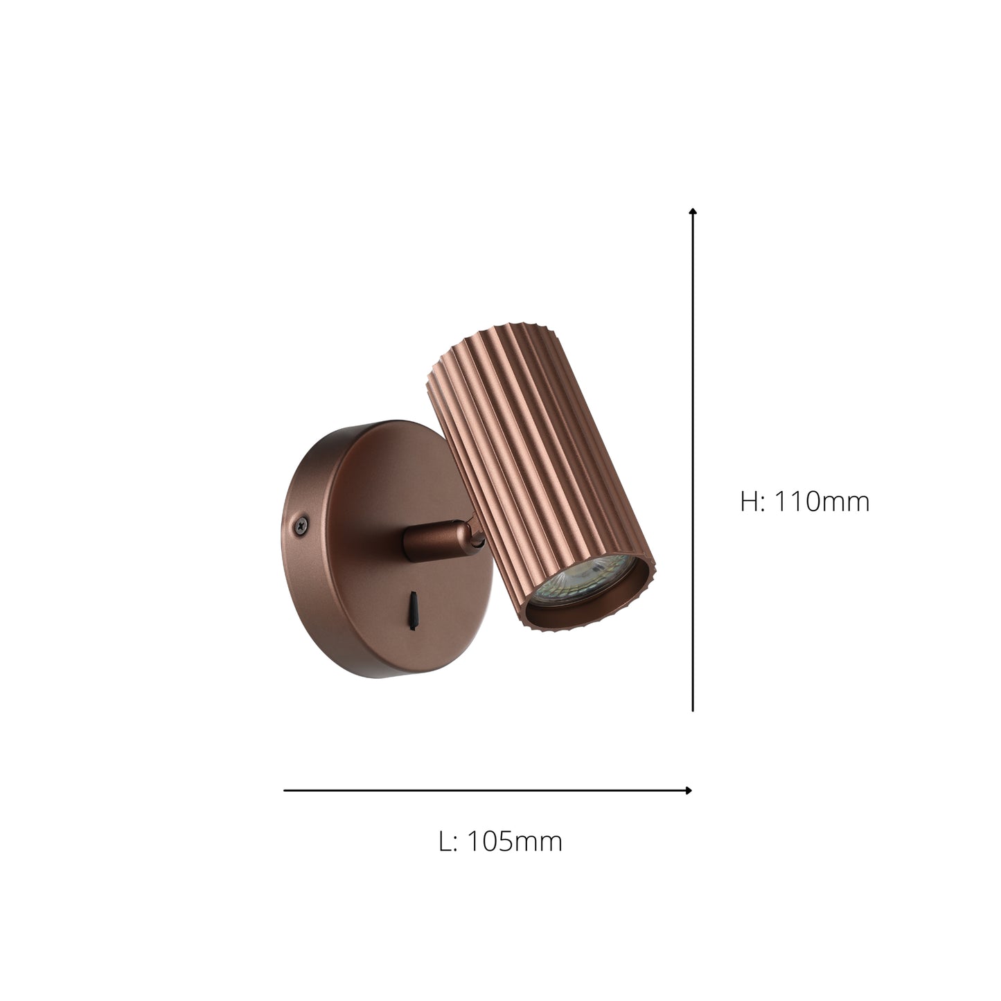 Portillo Bronze Wall Light
