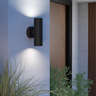 Tomelloso Outdoor IP44 Black Wall Light