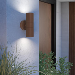 Tomelloso Outdoor IP44 Brown Wall Light