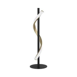 Conaprato Black and Brushed Brass LED Table Lamp