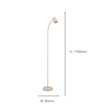 Carlo Natural Floor Lamp