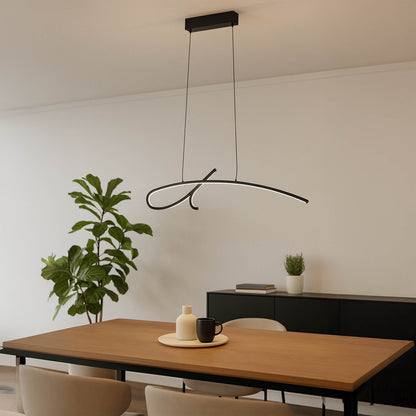 Cardoncito Black LED Ceiling Pendant