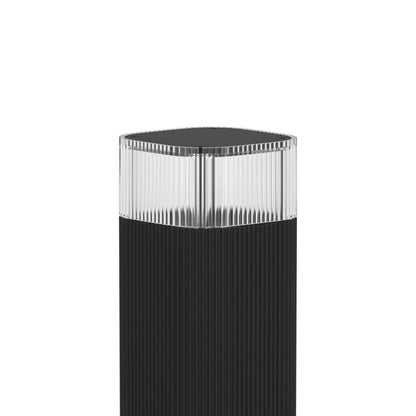 Castelnuovo Black LED Outdoor Bollard Large