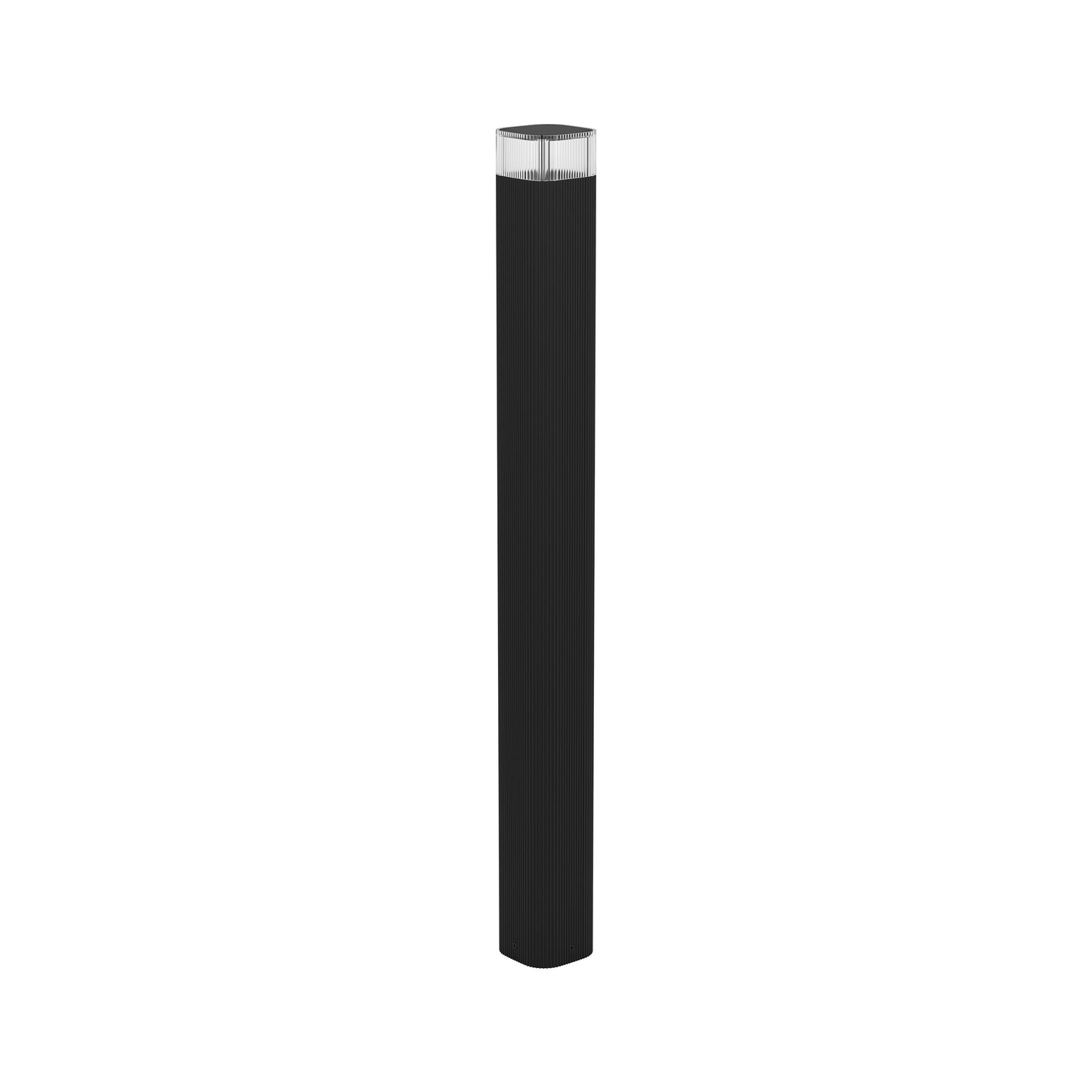 Castelnuovo Black LED Outdoor Bollard Large