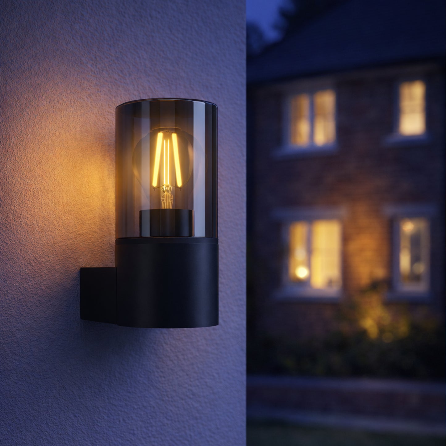 Cropani Black Outdoor Wall Light