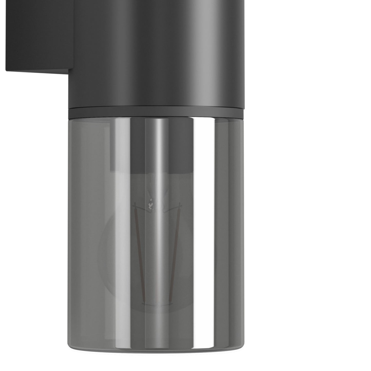 Cropani 2-Light Black Outdoor Wall Light
