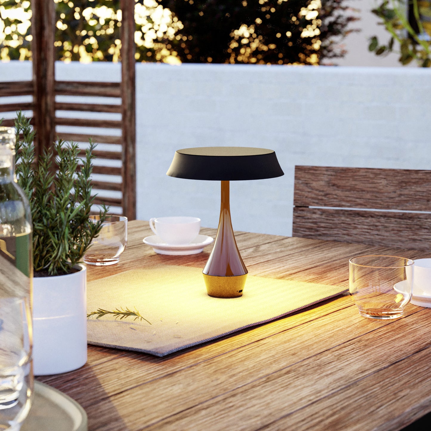 Turcio Black LED Table Lamp