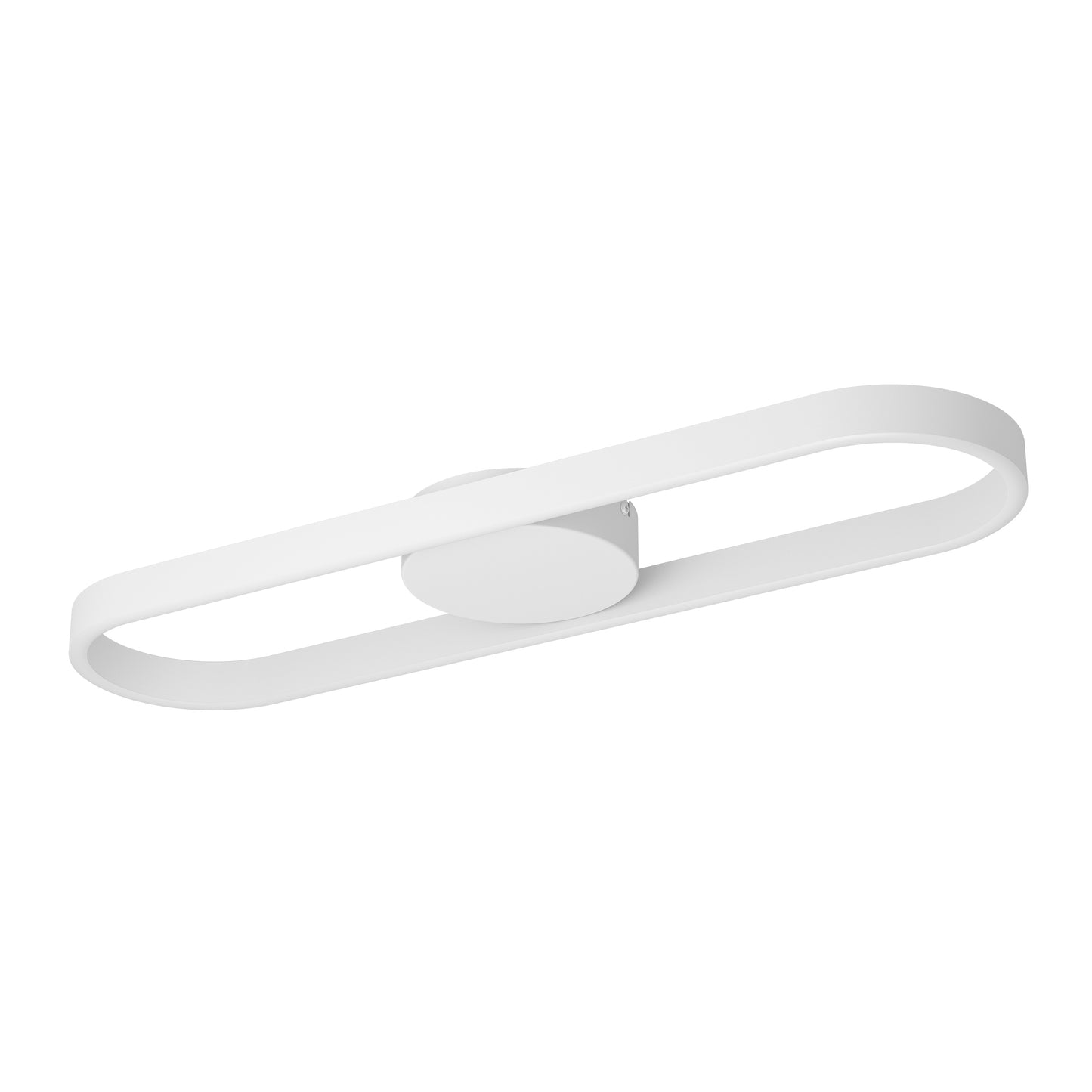 Amandolo White LED Semi-Flush Ceiling Light