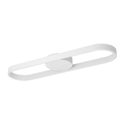 Amandolo White LED Semi-Flush Ceiling Light