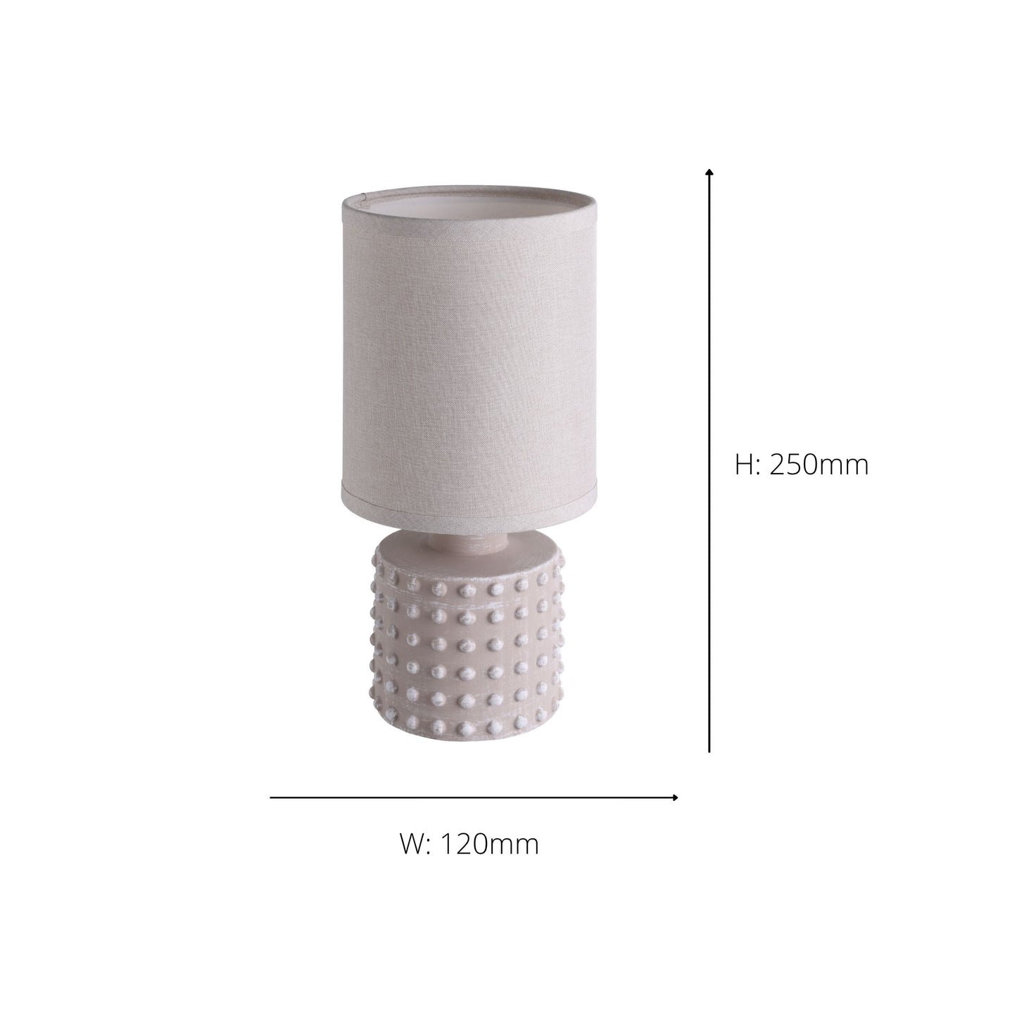 Romanoro Beige Table Lamp