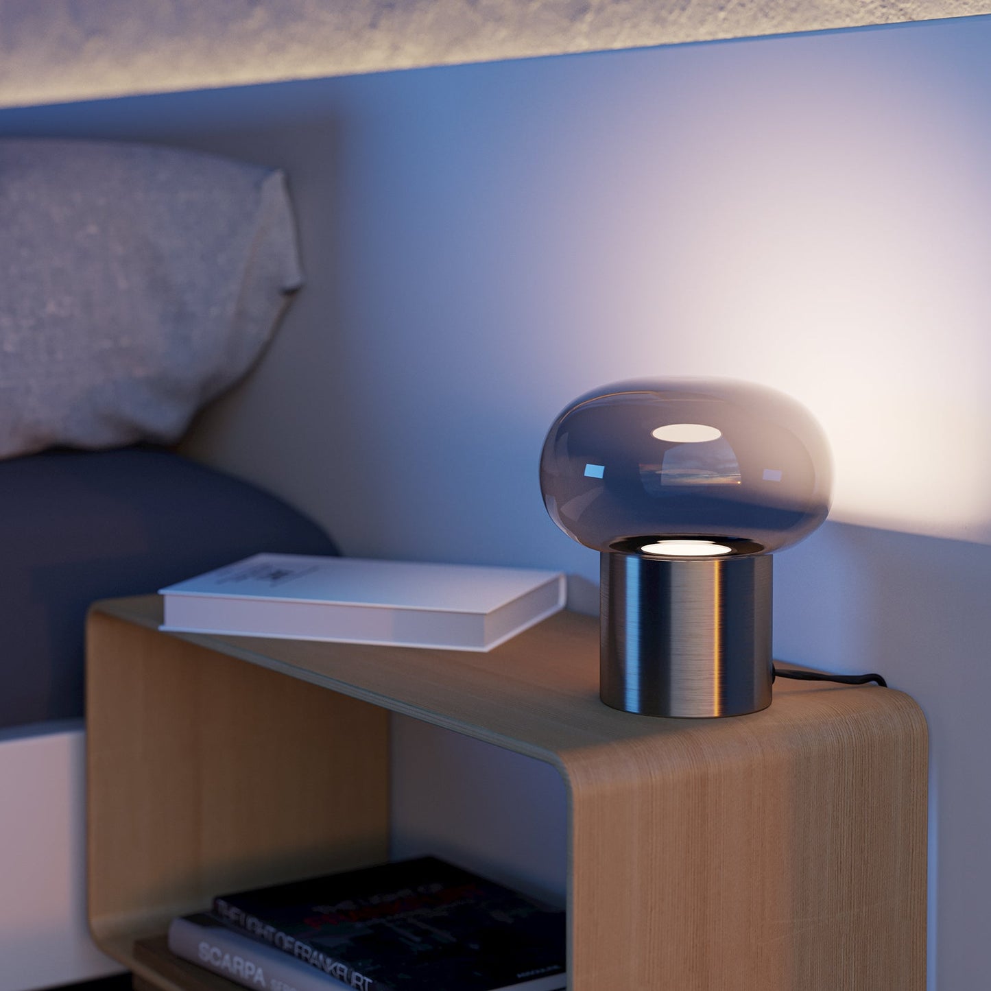 Bravino Black LED Table Lamp