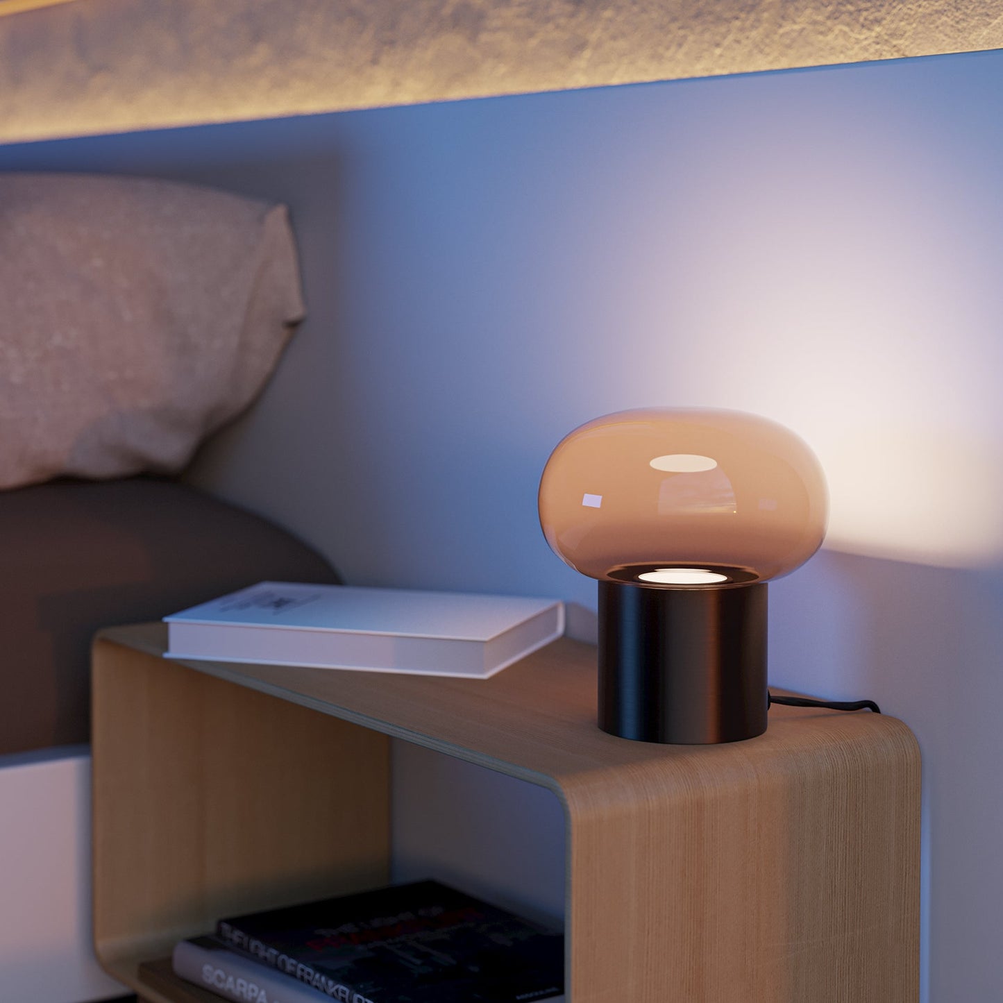 Bravino Bronze LED Table Lamp