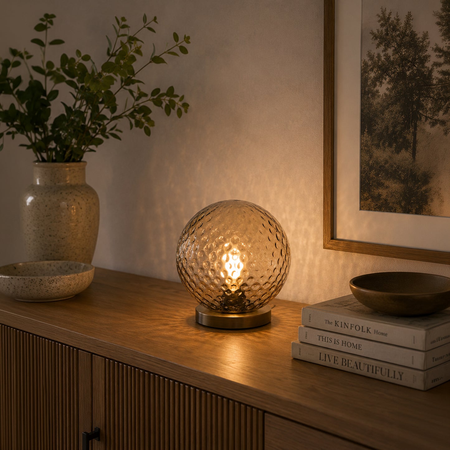 Rondo Bronze Table Lamp