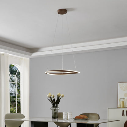 Camerota Bronze LED Round Ceiling Pendant