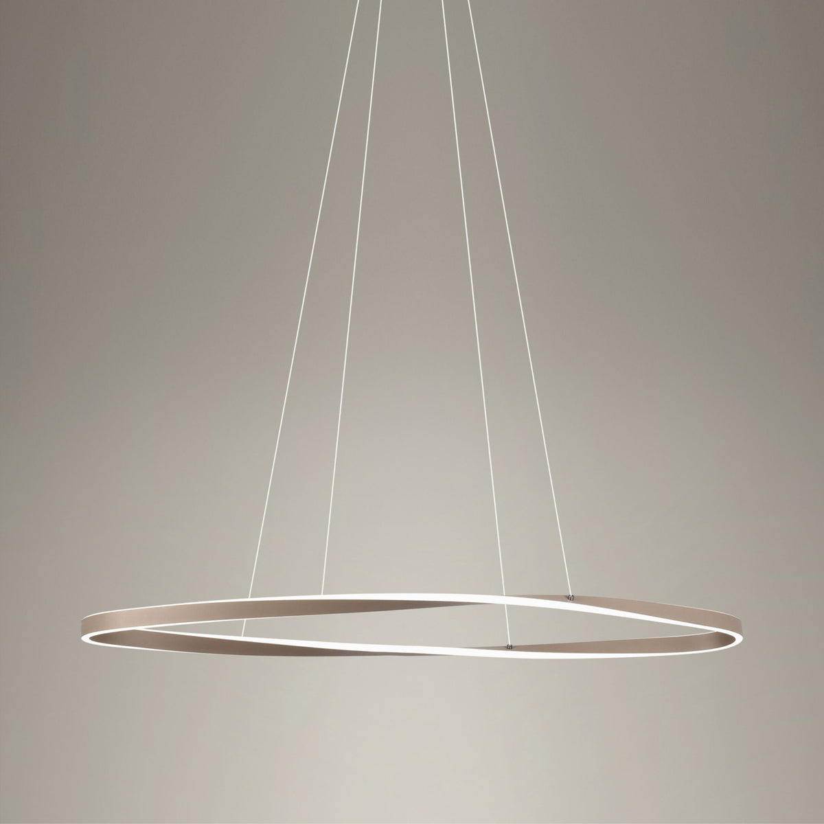 Camerota Bronze LED Oval Ceiling Pendant