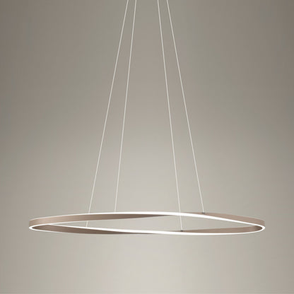 Camerota Bronze LED Oval Ceiling Pendant
