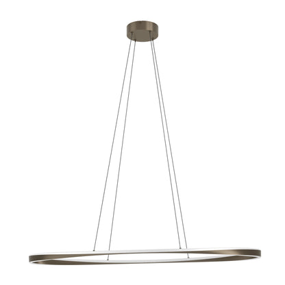 Camerota Bronze LED Oval Ceiling Pendant