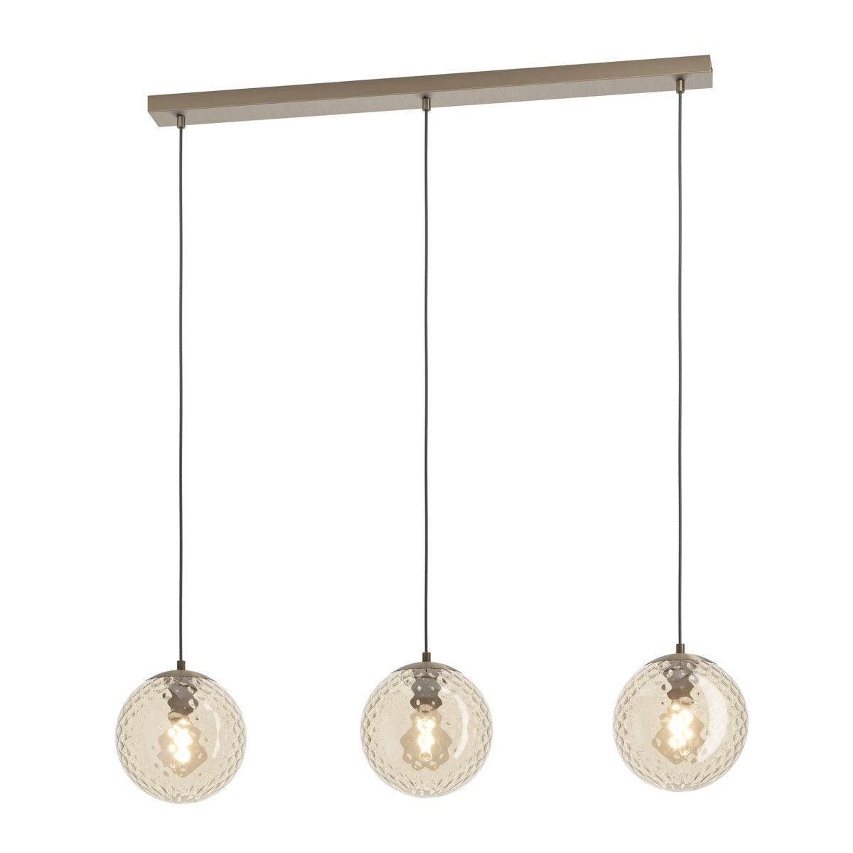 Rondo 2 3-Light Bronze Ceiling Pendant