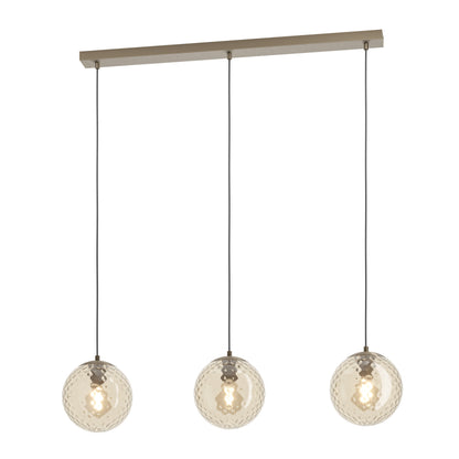 Rondo 2 3-Light Bronze Ceiling Pendant
