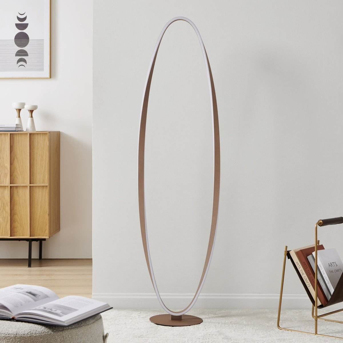 Camerota Bronze LED Floor Lamp