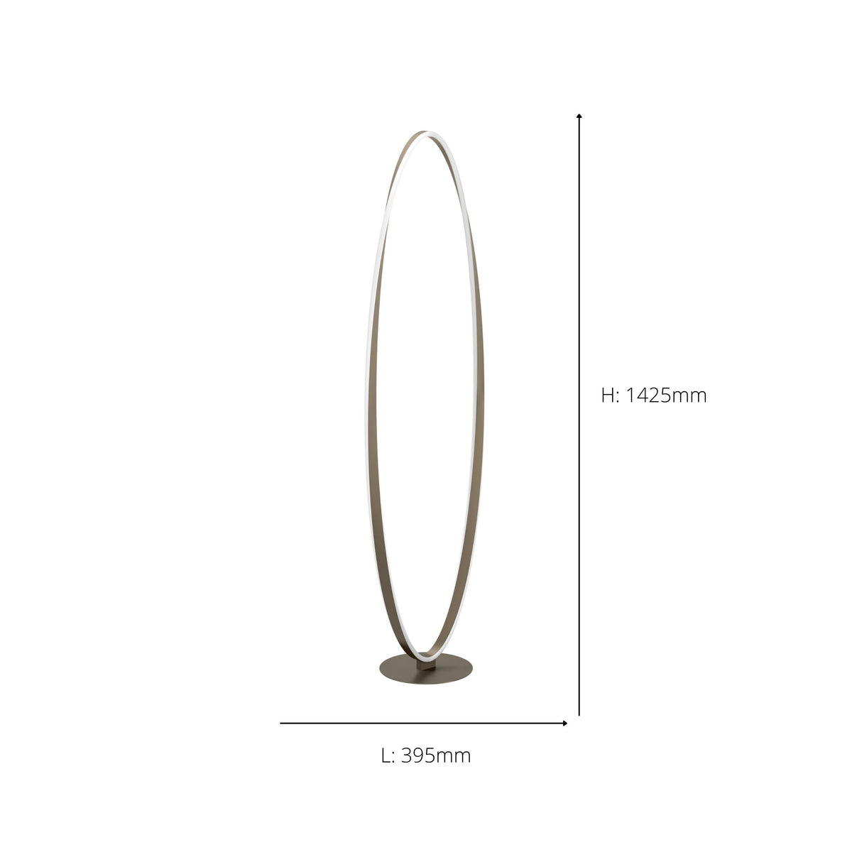 Camerota Bronze LED Floor Lamp