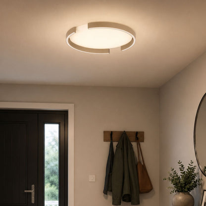 Copertino Natural LED Semi-Flush Ceiling Light