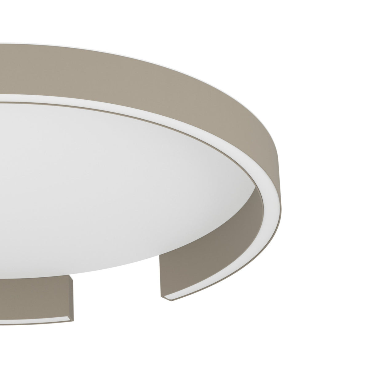 Copertino Natural LED Semi-Flush Ceiling Light