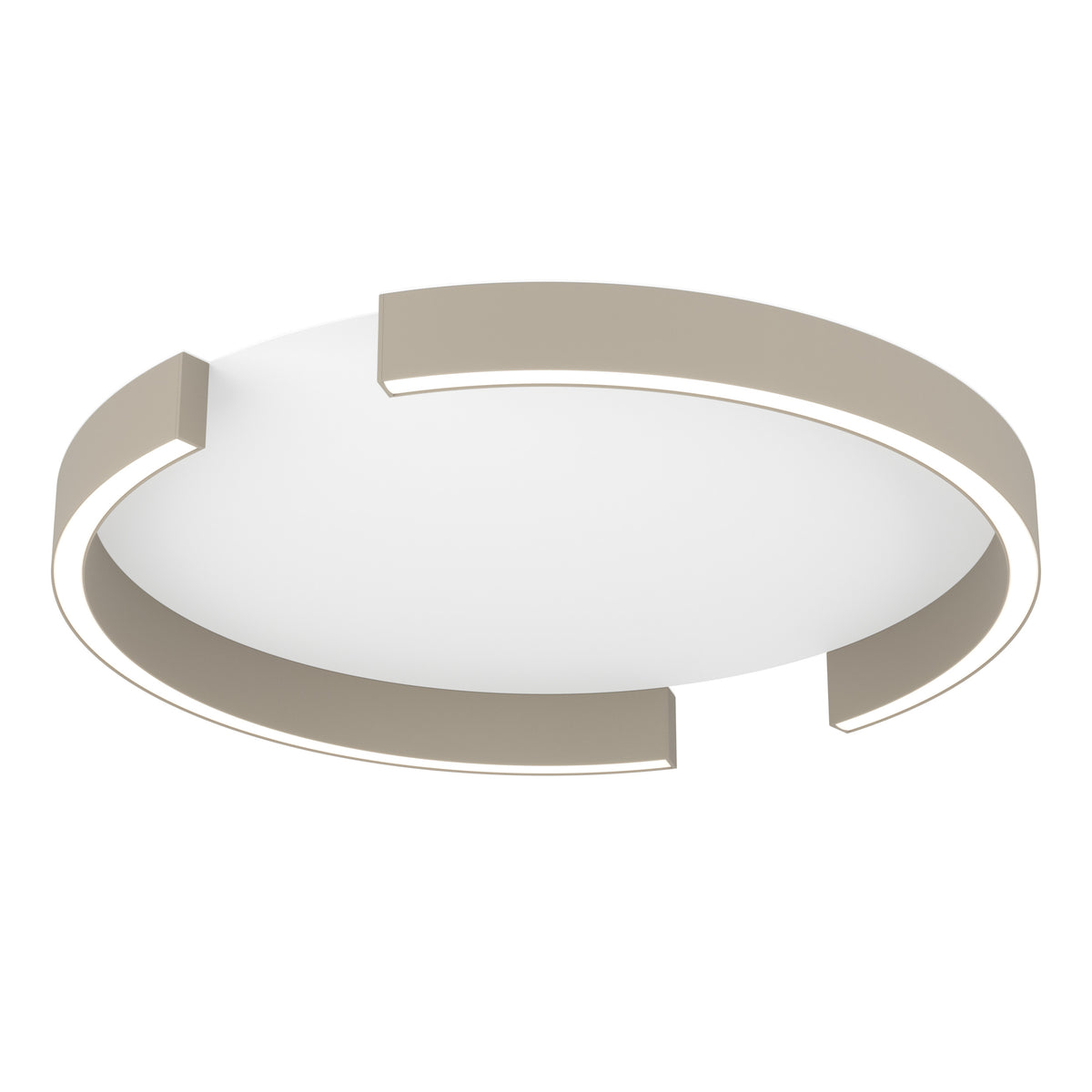Copertino Natural LED Semi-Flush Ceiling Light