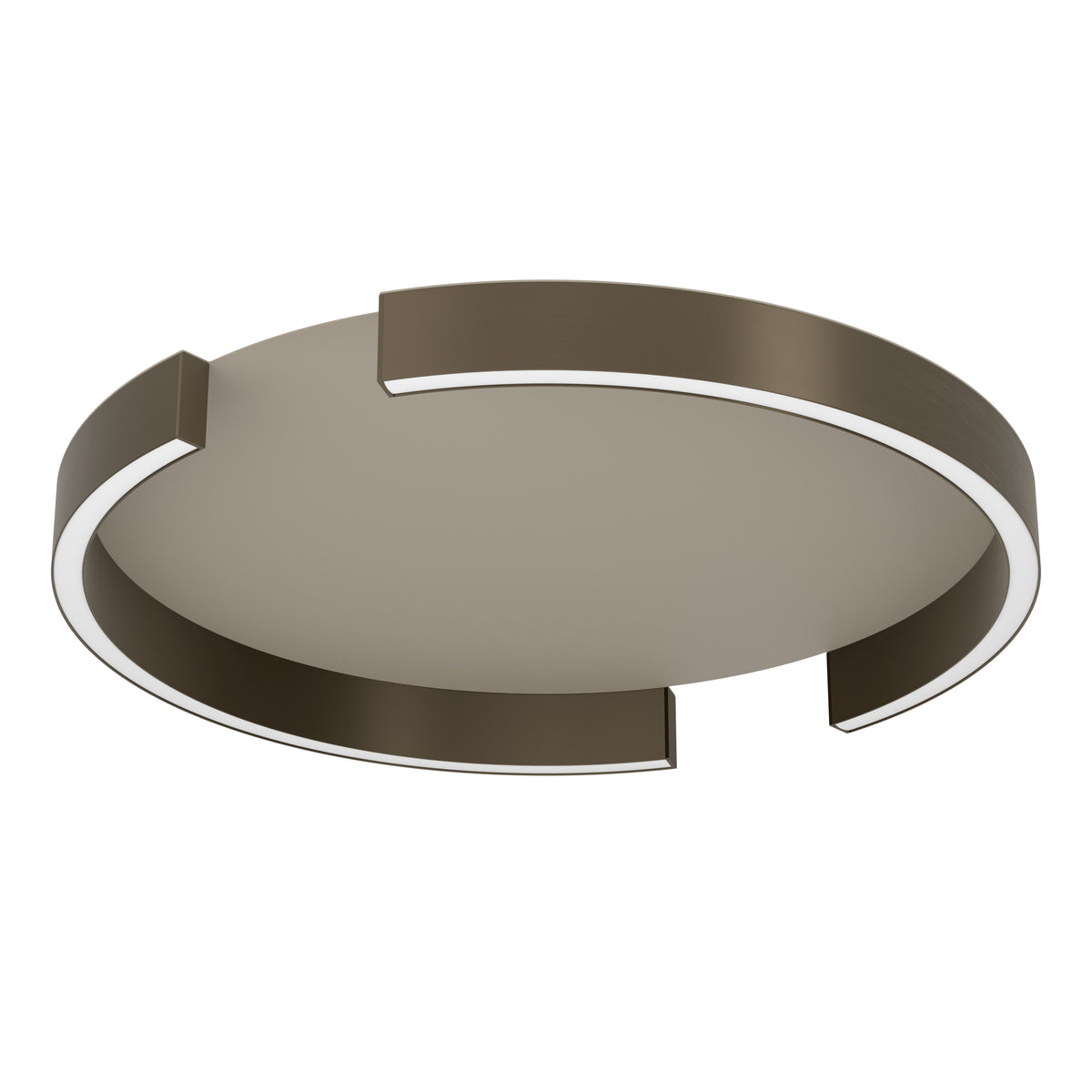 Copertino Bronze LED Semi-Flush Ceiling Light