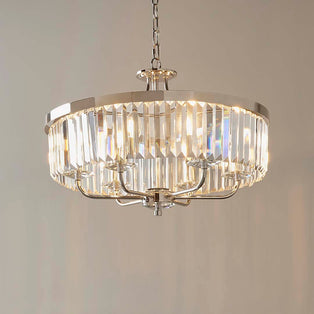 Yasmin 6 Light Nickel Pendant Ceiling Light