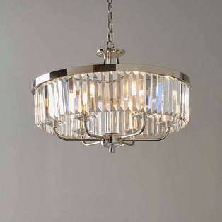 Yasmin 6 Light Nickel Pendant Ceiling Light