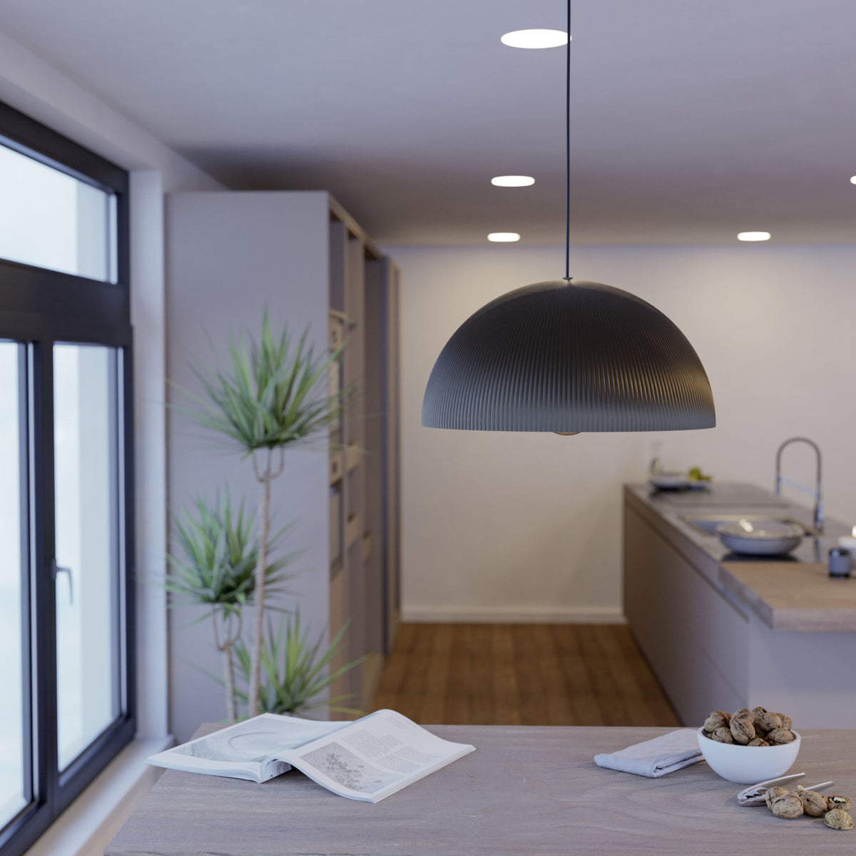 Gaetano 2  Bronze Ceiling Pendant