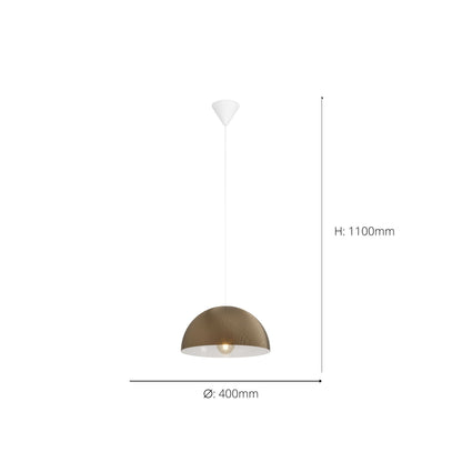 Gaetano 2  Bronze Ceiling Pendant