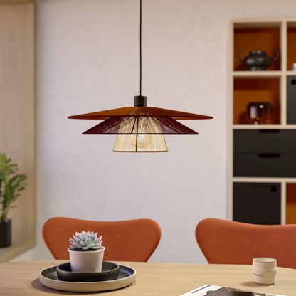Pignona Black Ceiling Pendant 50cm