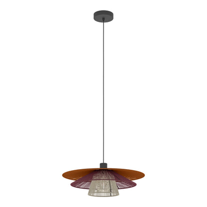 Pignona Black Ceiling Pendant 50cm