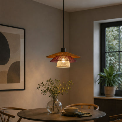 Pignona Black Ceiling Pendant 32cm