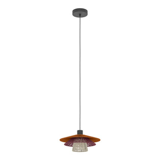 Pignona Black Ceiling Pendant 32cm