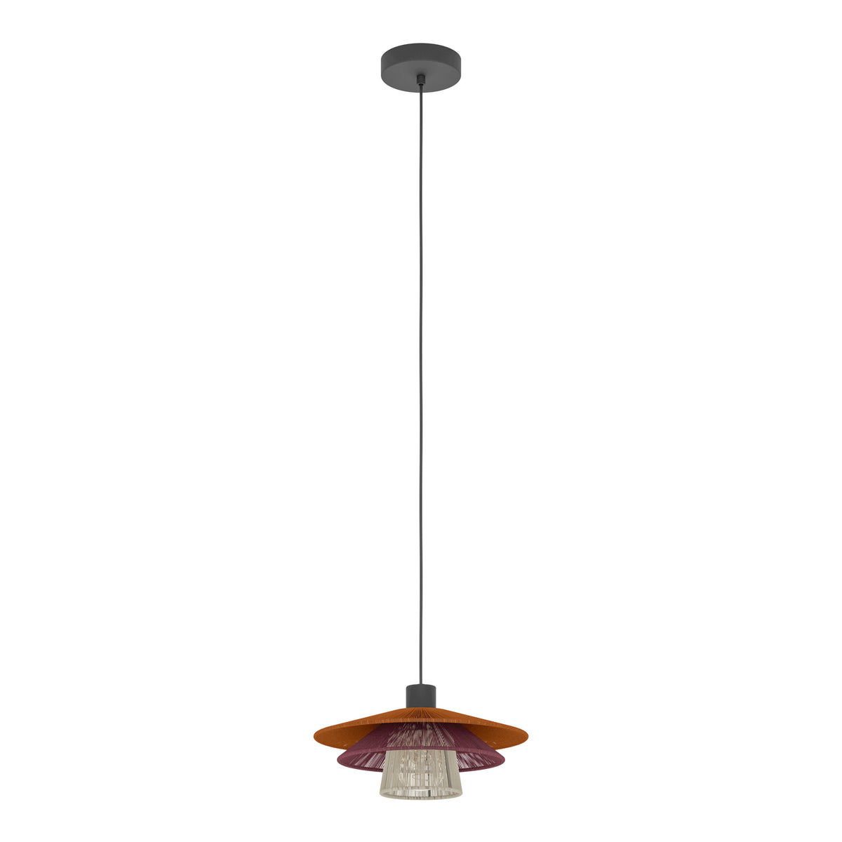 Pignona Black Ceiling Pendant 32cm
